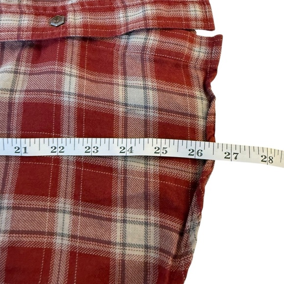 Ariat Boys Holton Retro Plaid Western Shirt Rosewood XL 18 Cowboy Rodeo Country - Picture 10 of 11